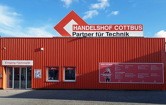 Cottbus - Hauptsitz mit Fachmarkt Cottbus Fachmarkt Fachgroßhändler