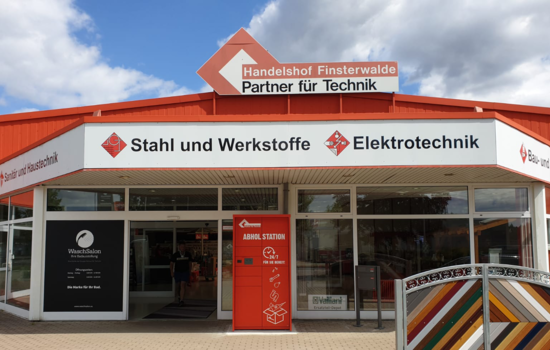 Filiale Finsterwalde mit Fachmarkt vom Handelshof Cottbus - Partner für Technik